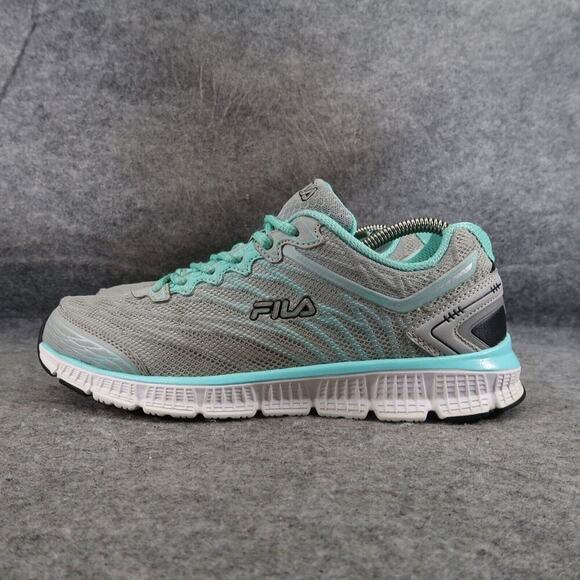 Fila Shoes Womens 9 Athletic Sneakers Active Comfort Running Cross Training Gray - Picture 3 of 13
